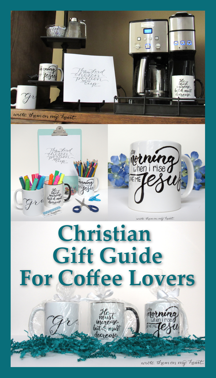 Look no further. Here is the ideal Christian Gift Guide for your favorite coffee lover! From mugs to coffee to wall art and even books - it's all here!