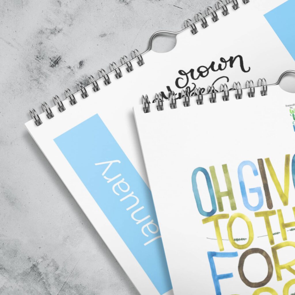 Scripture Wall Calendar