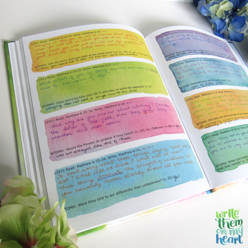 Scripture Writing Journal for 365 days of Verses!