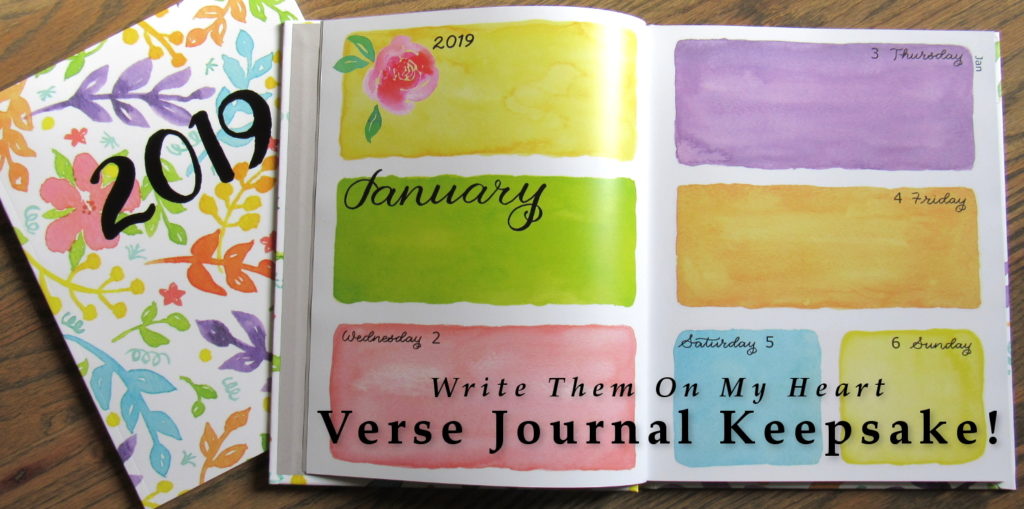 Verse Journal Keepsake #writetheword