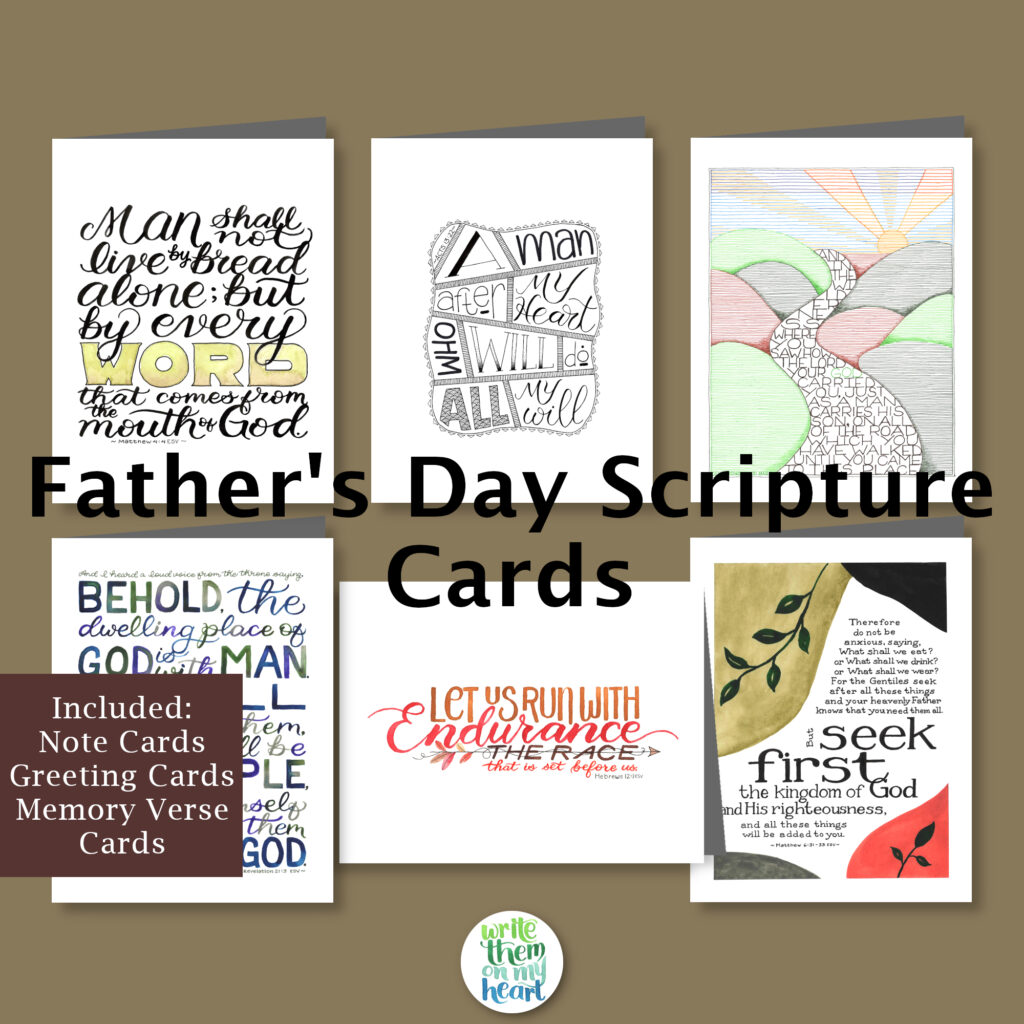 Father's Day Scripture Cards