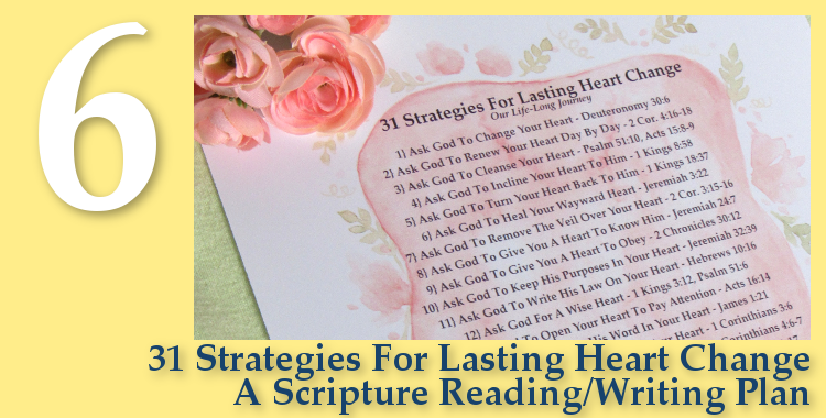 Free Gifts - 31 Strategies for Lasting Heart Change - A Scripture Reading / Writing Plan