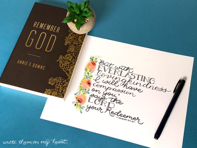Annie F. Downs feels like she's done her part, but God hasn't. Her book, Remember God, wrestles with figuring out if God is, or isn't, always kind. #ChristianBookReview