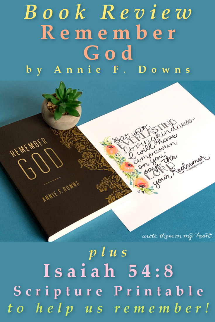 Annie F. Downs feels like she's done her part, but God hasn't. Her book, Remember God, wrestles with figuring out if God is, or isn't, always kind. #ChristianBookReview