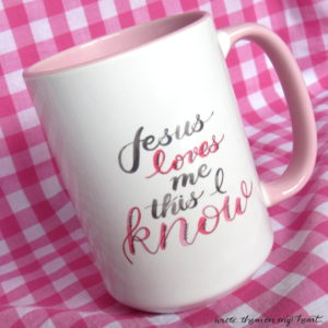 Jesus Loves Me Coffee Mug