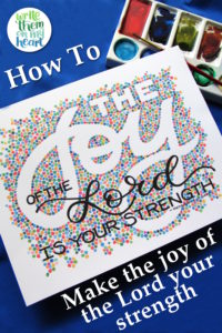 How to make the joy of the Lord your strength
