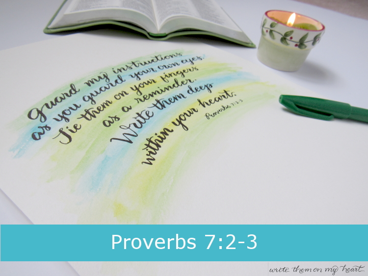Proverbs 7:2-3