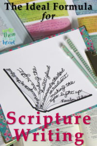 The Ideal Formula for Scripture Writing