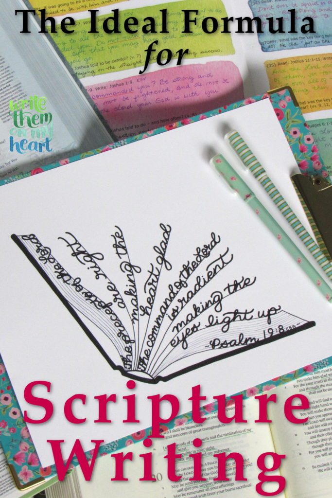 9 Steps to Successful Scripture Writing - Take Bible reading to the next level. 
