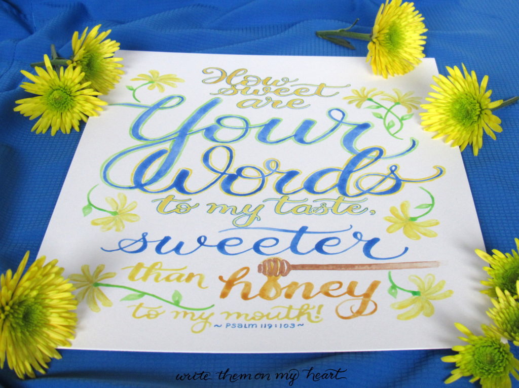 Verse Journaling (aka verse hunting) can truly change lives. See how the simple practice of writing a verse a day affected Sarah Geringer's life!