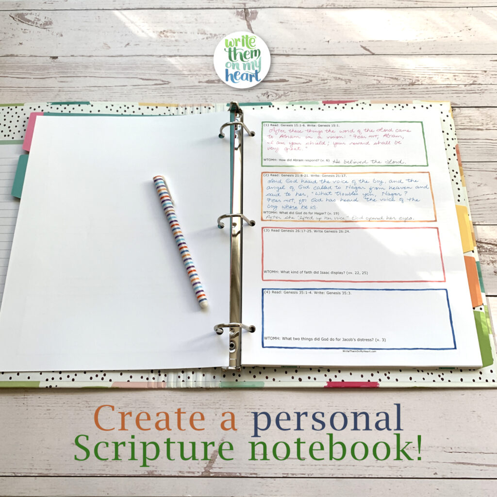 Scripture Notebook