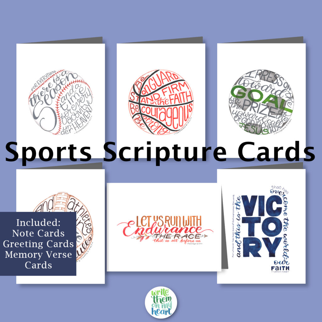 Sports Scripture Cards