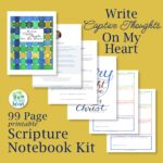 Write Captive Thoughts On My Heart Scripture Writing PDF