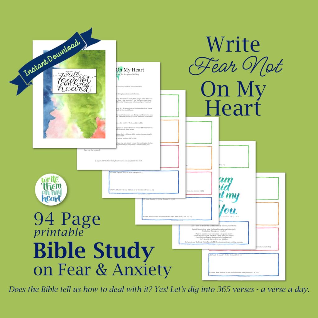 Fear Not Printable Bible Study