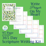 Write Prayer On My Heart Scripture Notebook Kit