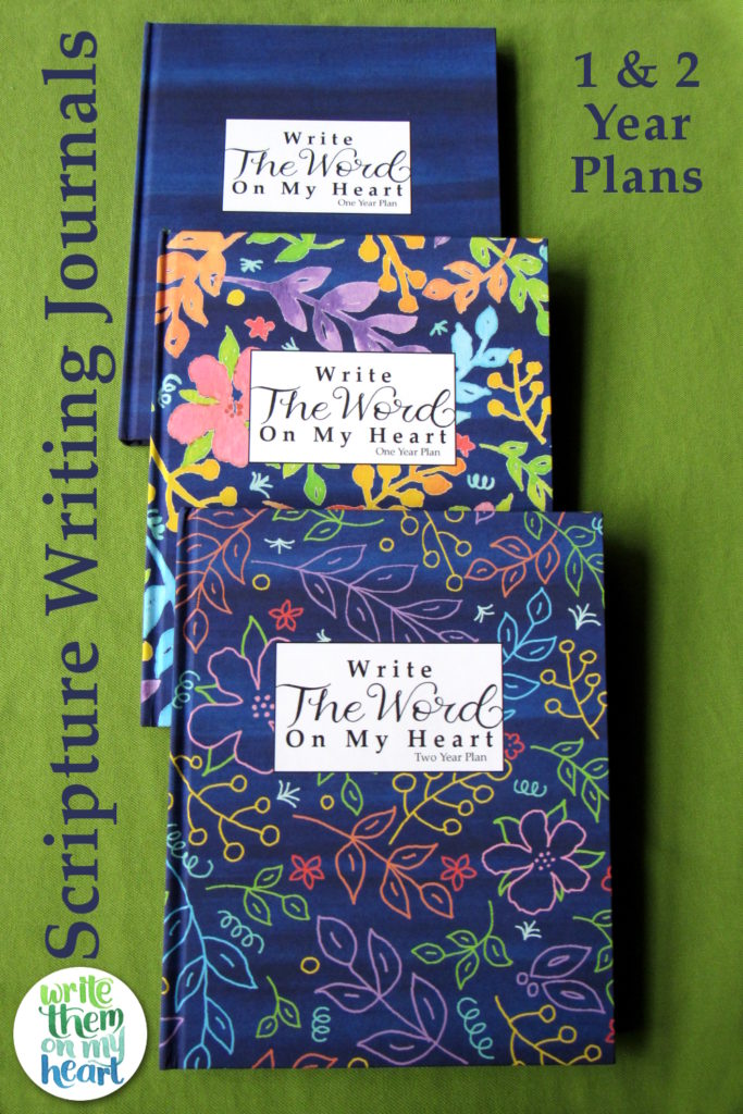 Write The Word On My Heart Scripture Writing Journals