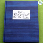 Write The Word On My Heart Navy Scripture Writing Journal